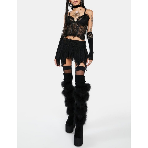 Horoscopes Black Mini Skirt - Picture 3 of 6